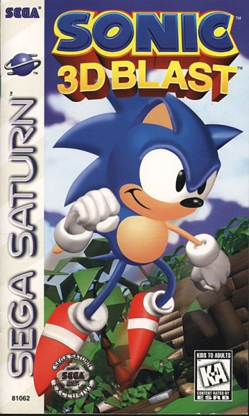 Sonic 3D Blast US NTSC OVP