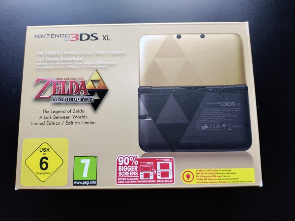 Nintendo 3DS XL - "A Link Between Worlds" Limited Edition OVP