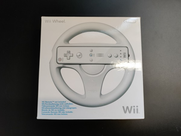 Wii Wheel Lenkrad Weiss OVP