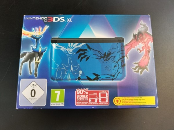 Nintendo 3DS XL - Xerneas / Yveltal Blau Edition OVP