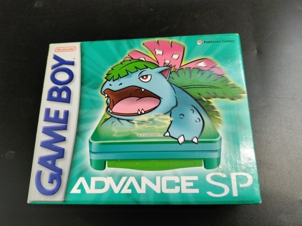 Game Boy Advance SP Pokemon Center Venusaur Edition OVP