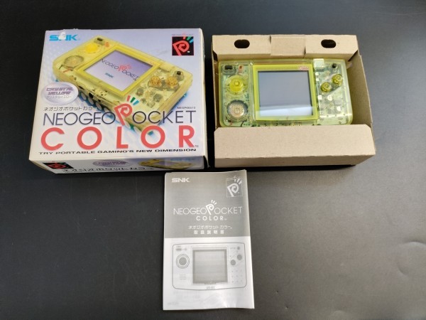 Neo Geo Pocket Color Crystal Yellow OVP