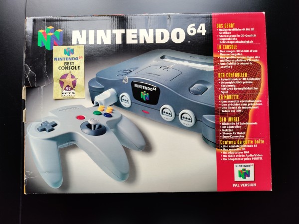Nintendo 64 Konsole Schwarz OVP