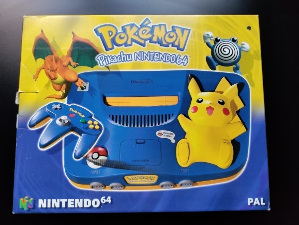 Nintendo 64 Konsole Pikachu Edition OVP