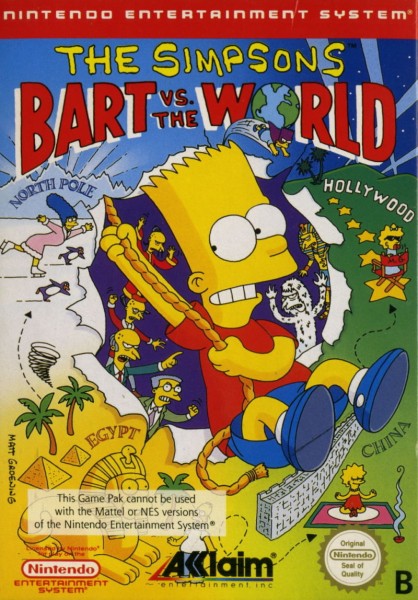 The Simpsons: Bart vs. the World ES OVP