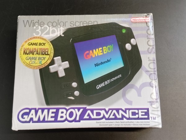 Game Boy Advance Schwarz OVP