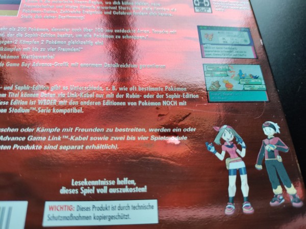 Pokemon Rubin Edition DE OVP