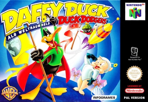 Daffy Duck als Weltraumheld Duck Dodgers