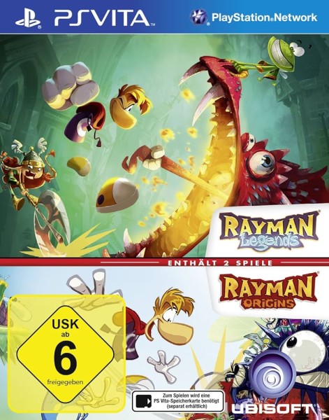 Rayman Legends + Rayman Origins OVP