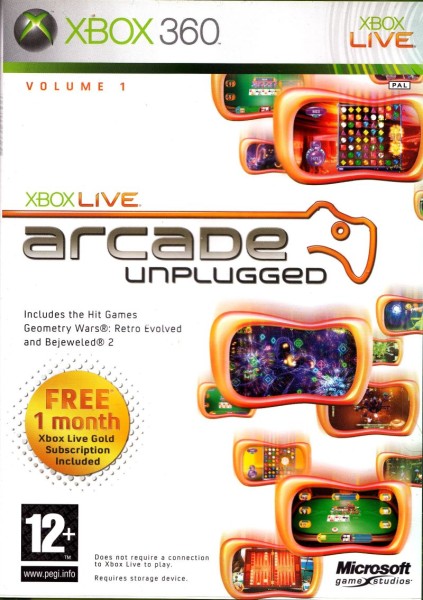 XBox Live Arcade Unplugged Vol. 1 OVP