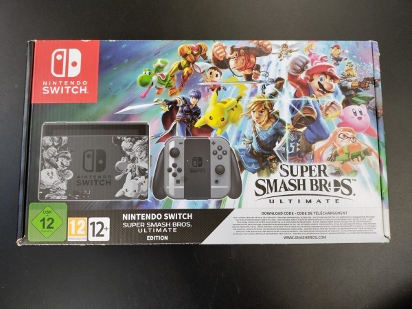 Nintendo Switch Konsole "Super Smash Bros. Ultimate" Edition OVP