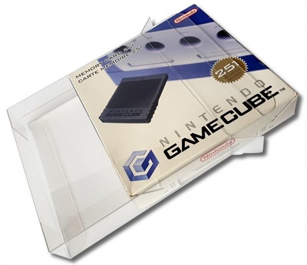 PET Schutzhülle für GameCube Memory Card OVP Box