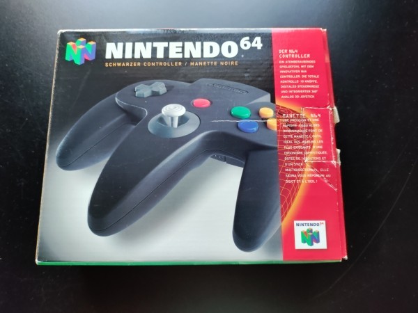 N64 Controller Schwarz OVP