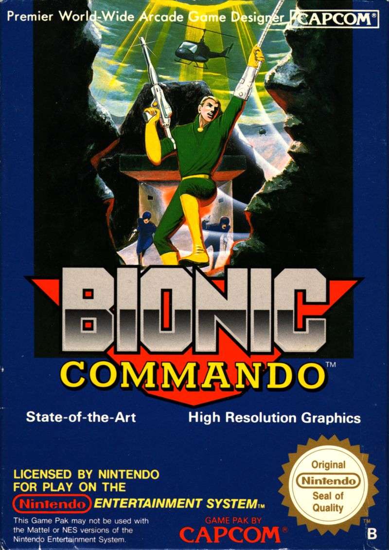 Bionic Commando ActionAdventure NES Nintendo Classicgamestore.ch