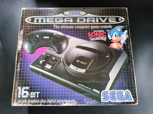 Mega Drive Konsole inkl Sonic the Hedgehog OVP