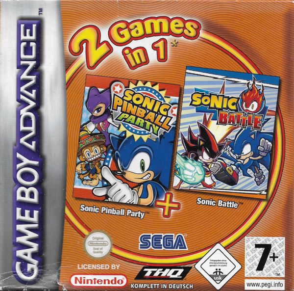 2 in 1: Sonic Pinball Party + Sonic Battle