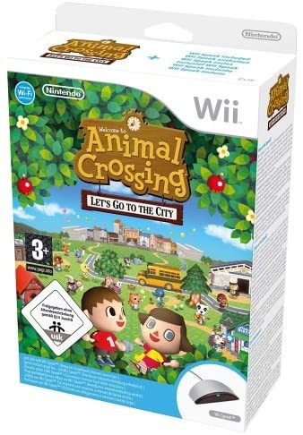 Animal Crossing: Let's Go to the City - Wii Speak-Bundle OVP *sealed*