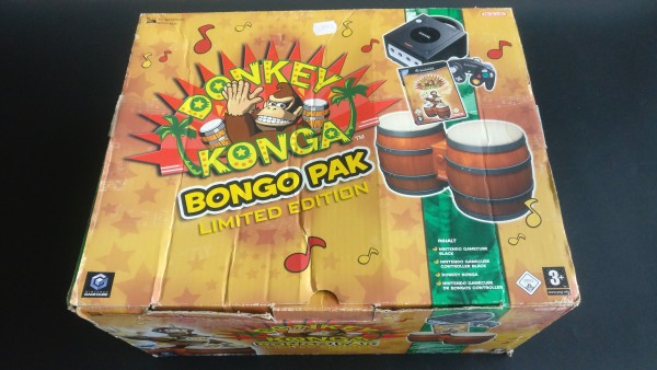 Nintendo GameCube Konsole - Donkey Konga Bongo Pak OVP