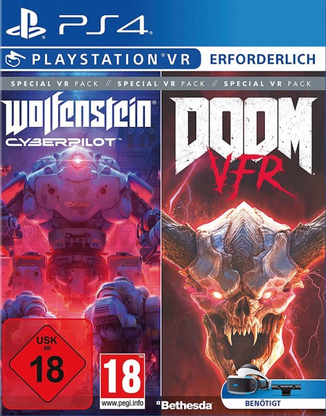 Wolfenstein: Cyberpilot & DOOM VFR - Special VR Pack OVP