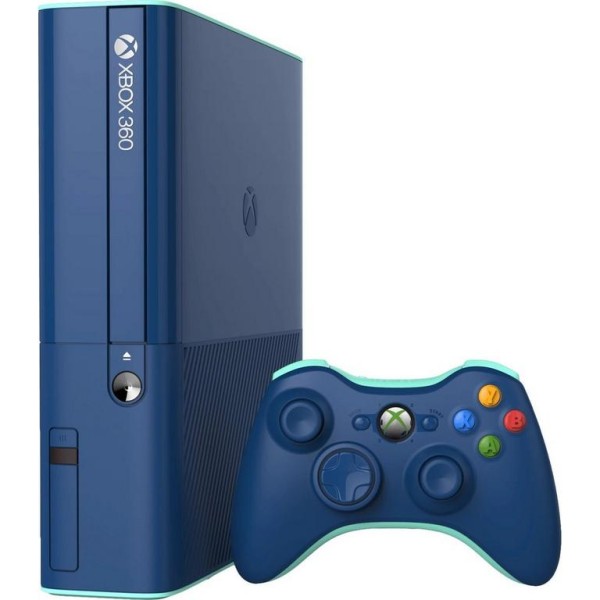 XBox 360 E Konsole Blau