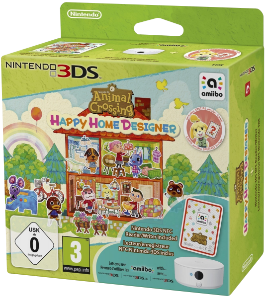 Animal Crossing: Happy Home Designer + NFC-Reader Pack OVP *sealed*