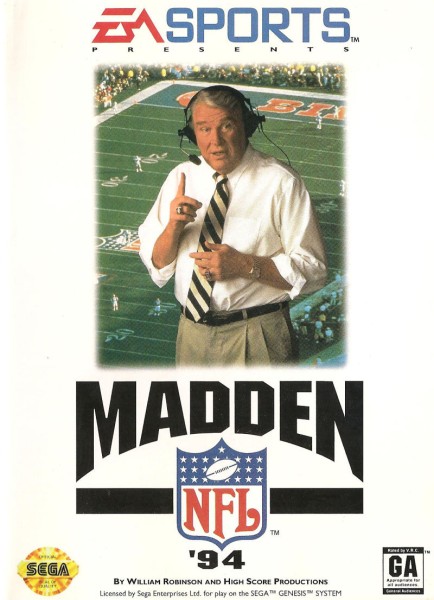 Madden NFL '94 US NTSC OVP