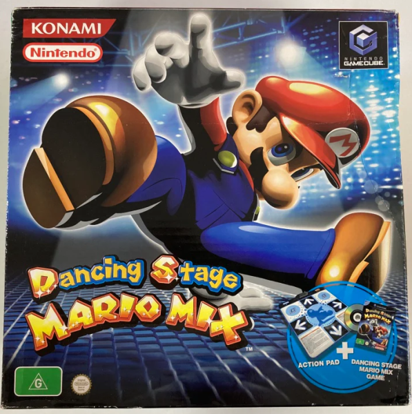 PET Schutzhülle für Dancing Stage Mario Mix Pak OVP