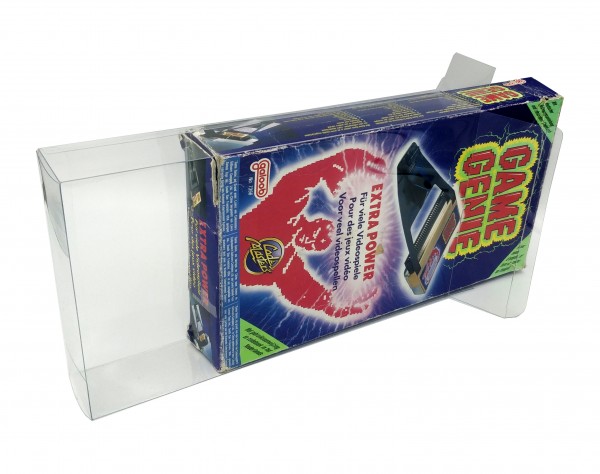 PET Schutzhülle für NES Game Genie OVP Box