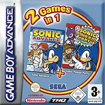 2 in 1: Sonic Advance + Sonic Pinball Party OVP