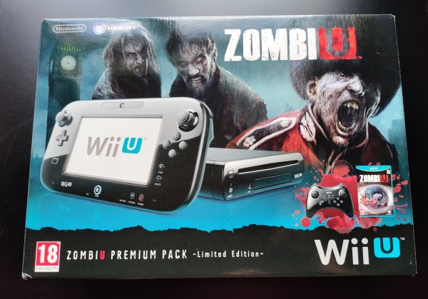 Wii U Konsole Schwarz 32GB "ZombieU" Premium Pack - Limited Edition OVP
