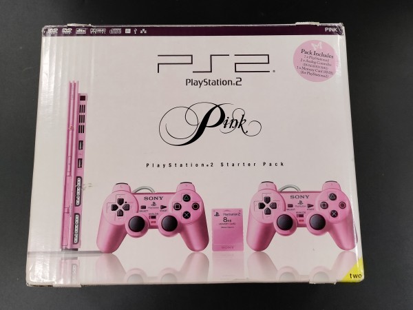 Playstation 2 Konsole Slim Pink OVP