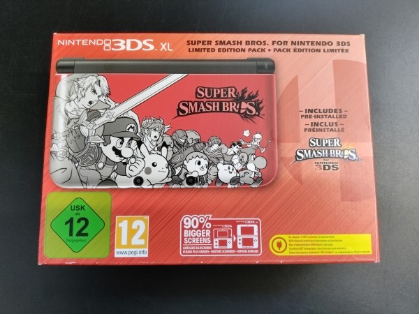 Nintendo 3DS XL - Super Smash Bros. Edition inkl 38 Spiele OVP