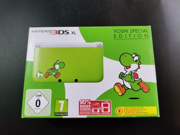 Nintendo 3DS XL - Yoshi Special Edition OVP