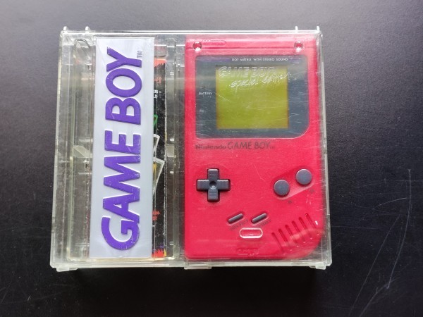 Game Boy DMG-01 Rot - Crystal Case OVP