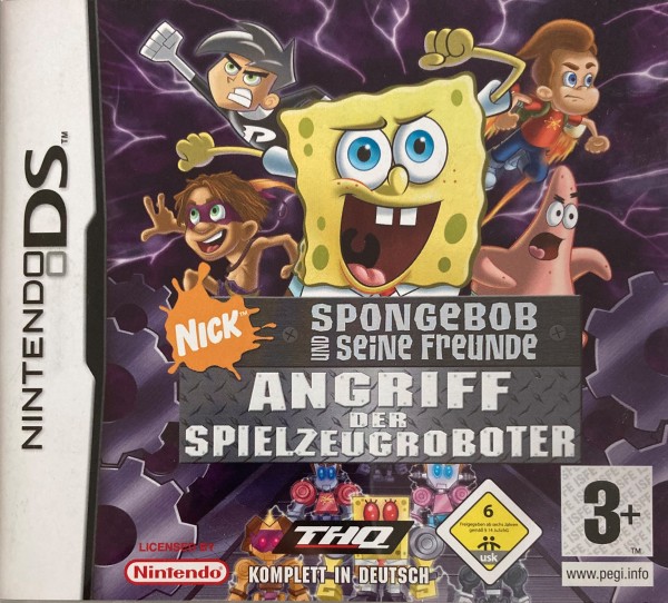 SpongeBob Schwammkopf und seine Freunde: Angriff der Spielzeugroboter OVP