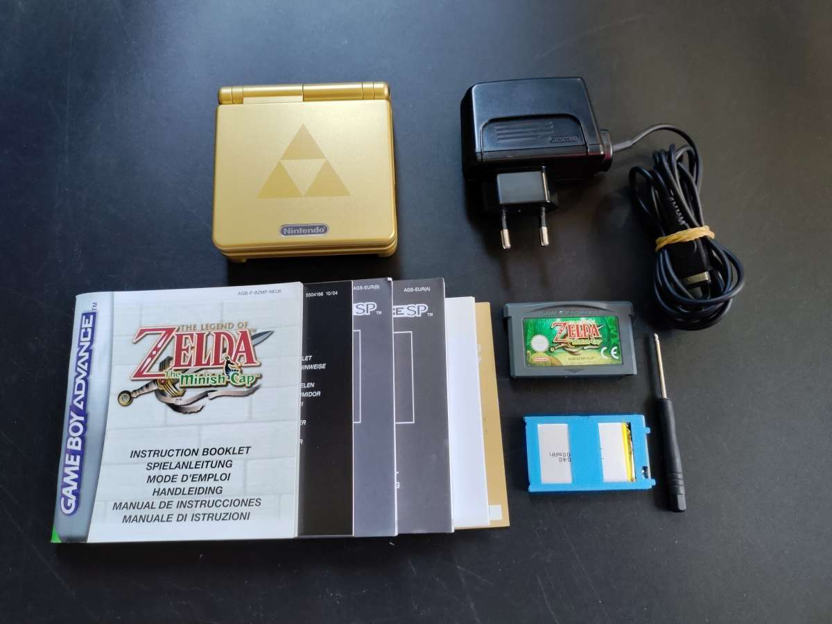Game Boy Advance SP Zelda Limited Edition Pak OVP | Game Boy