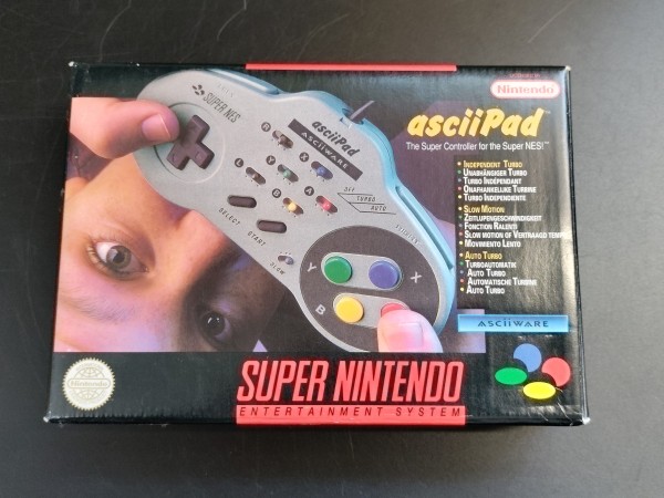 Super Nintendo Controller "asciiPad" OVP