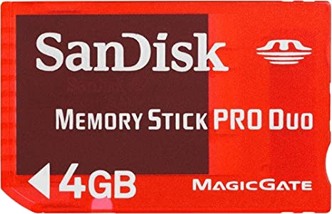 Memory Stick PRO Duo Rot-Transparent