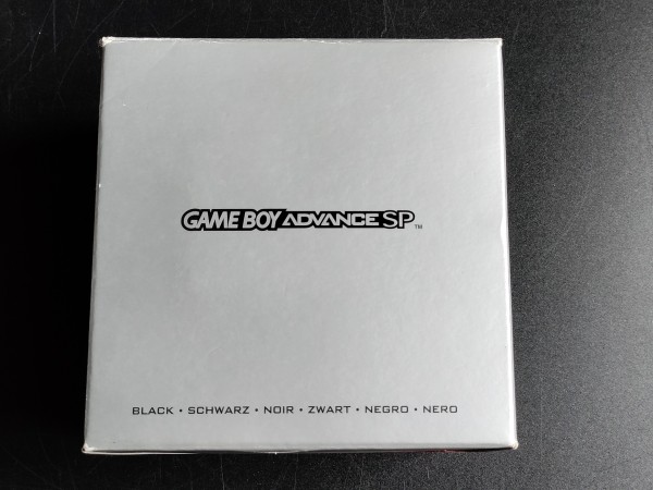 Game Boy Advance SP Schwarz OVP