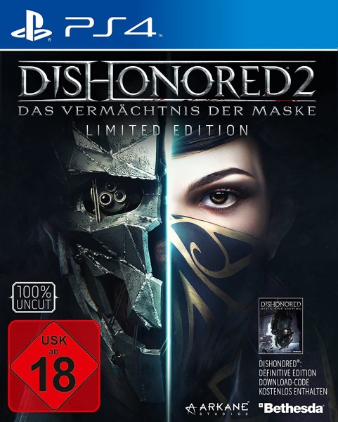 Dishonored 2: Das Vermächtnis der Maske - Limited Edition OVP