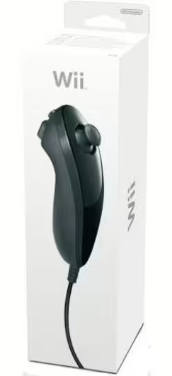 Wii Nunchuck Controller Schwarz OVP