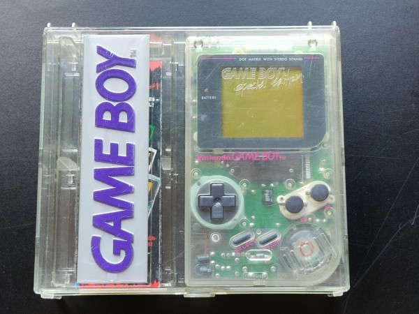 Game Boy DMG-01 Transparent - Crystal Case OVP
