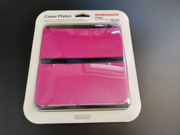 New Nintendo 3DS Cover Plates Pink OVP