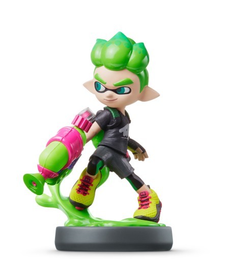 Amiibo - Inkling Boy Neon Grün (Splatoon Collection)