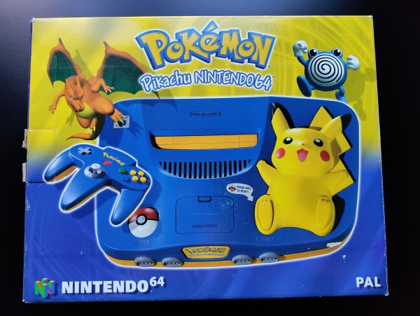 Nintendo 64 Konsole Pikachu Edition OVP