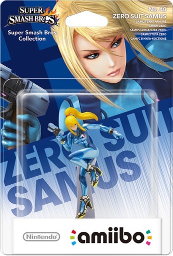 Amiibo - Zero Suit Samus (Super Smash Bros. Collection No.40) OVP