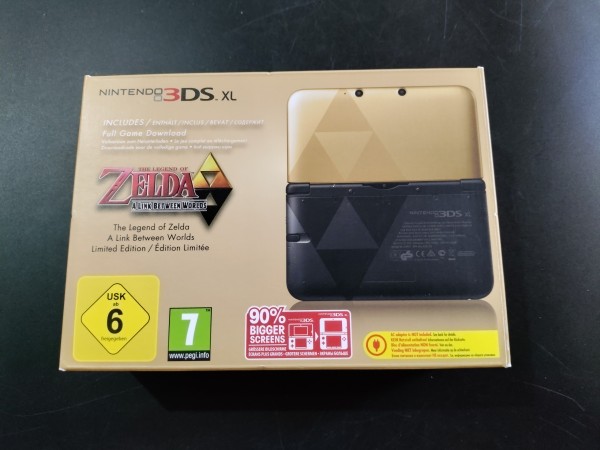 Nintendo 3DS XL - "A Link Between Worlds" Limited Edition OVP