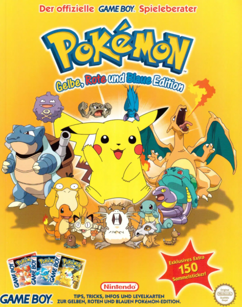 Pokemon Gelbe, Blaue & Rote Edition - Der offizielle Spieleberater