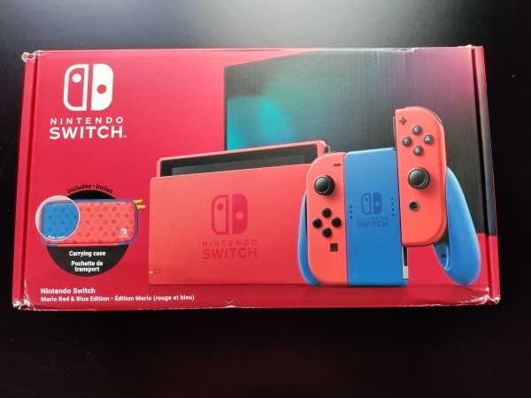 Nintendo Switch Konsole - Mario Red & Blue Edition OVP