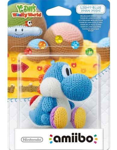 Amiibo - Hellblauer Woll-Yoshi (Yoshi's Woolly World Collection) OVP